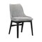 Armen Living Azalea Gray Fabric and Black Wood Dining Side Chairs, PK2 LCAZSIBLGR - alternate 6